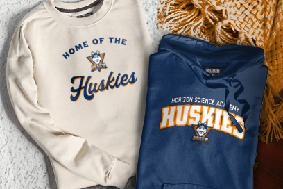 Horizon Science Academy Huskies Sweatshirts (Option 3) Banner