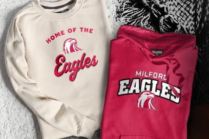 Milford Eagles Sweatshirts (Option 3) Banner