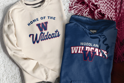 Woodland Wildcats Sweatshirts (Option 3) Banner