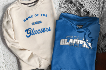 Ohio Glaciers Glaciers Sweatshirts (Option 3) Banner