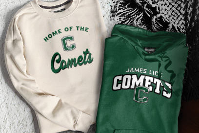 James Lick Comets Sweatshirts (Option 3) Banner