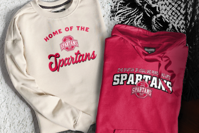 Oths Spartan  Of Visual And Performing Arts Spartans Sweatshirts (Option 3) Banner