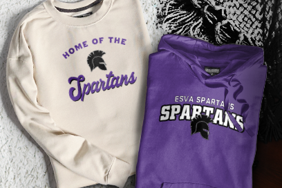 Esva Spartans Spartans Sweatshirts (Option 3) Banner