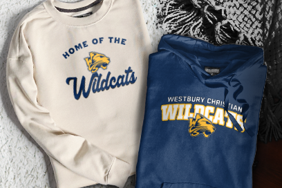 Westbury Christian Wildcats Sweatshirts (Option 3) Banner