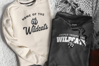 Jasper Troupsburg Wildcats Sweatshirts (Option 3) Banner