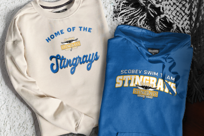 Scobey Swim Team Stingrays Sweatshirts (Option 3) Banner