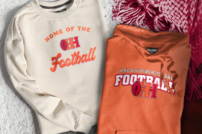 Horicon-hustisford Football Football Sweatshirts (Option 3) Banner
