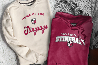 Great Neck Ms Stingrays Sweatshirts (Option 3) Banner