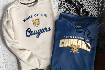 Thomas E Harrington  Cougars Sweatshirts (Option 3) Banner
