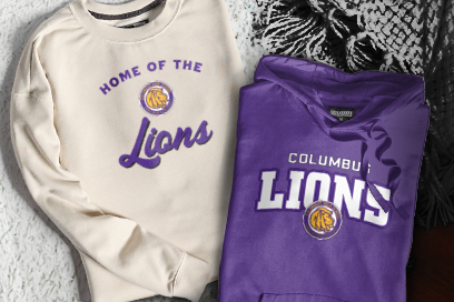 Columbus Lions Sweatshirts (Option 3) Banner