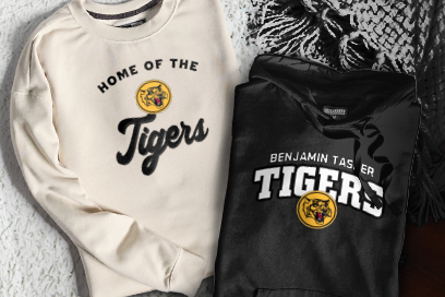 Benjamin Tasker Tigers Sweatshirts (Option 3) Banner