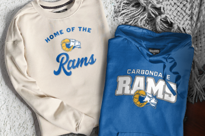 Carbondale  Rams Sweatshirts (Option 3) Banner