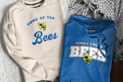 Honey Creek  Bees Sweatshirts (Option 3) Banner