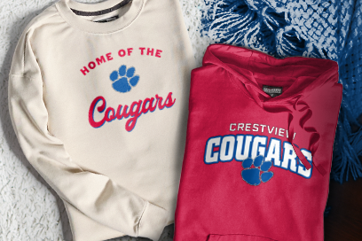 Crestview  Cougars Sweatshirts (Option 3) Banner