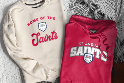 St Ansgar  Saints Sweatshirts (Option 3) Banner