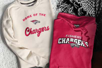 Fishers  Chargers Sweatshirts (Option 3) Banner
