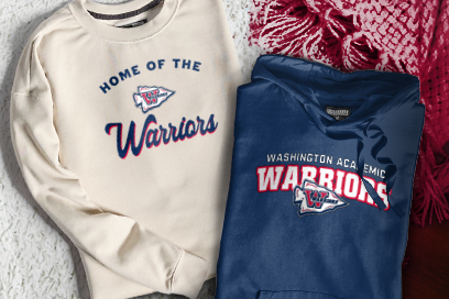 Washington Academic  Warriors Sweatshirts (Option 3) Banner