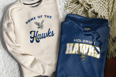 Holdrum  Hawks Sweatshirts (Option 3) Banner