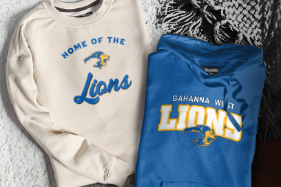Gahanna  West Lions Sweatshirts (Option 3) Banner