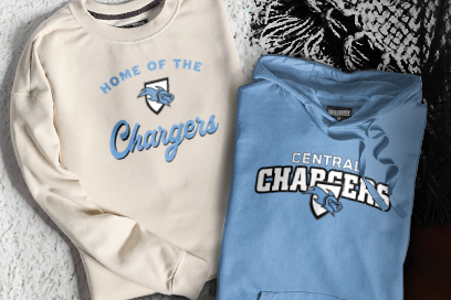 Central  Chargers Sweatshirts (Option 3) Banner