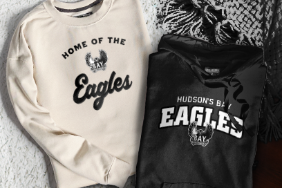 Hudson's Bay Eagles Sweatshirts (Option 3) Banner