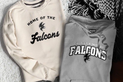 Charles P Murray  Falcons Sweatshirts (Option 3) Banner