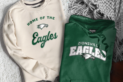 Zionsville High School Eagles Online Store Sweatshirts (Option 3) Banner