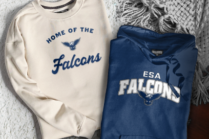 ESA Falcons Sweatshirts (Option 3) Banner