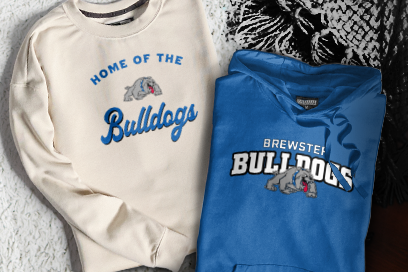 Brewster  Bulldogs Sweatshirts (Option 3) Banner
