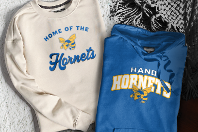 Hand  Hornets Sweatshirts (Option 3) Banner