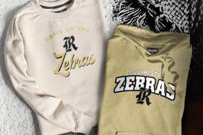 Rochester Zebras Sweatshirts (Option 3) Banner