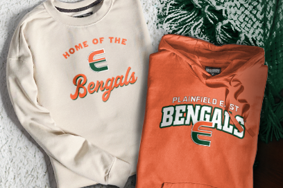 Plainfield East Bengals Sweatshirts (Option 3) Banner