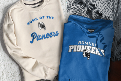 Romney  Pioneers Sweatshirts (Option 3) Banner