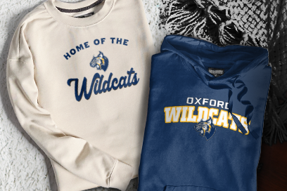 Oxford  Wildcats Sweatshirts (Option 3) Banner