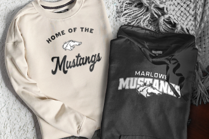 Marlowe  Mustangs Sweatshirts (Option 3) Banner