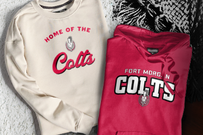 Fort Morgan  Colts Sweatshirts (Option 3) Banner