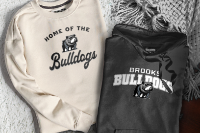 Brooks  Bulldogs Sweatshirts (Option 3) Banner