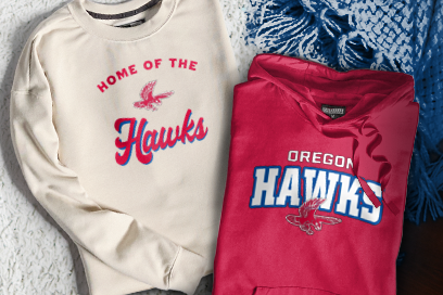 Oregon Hawks Sweatshirts (Option 3) Banner