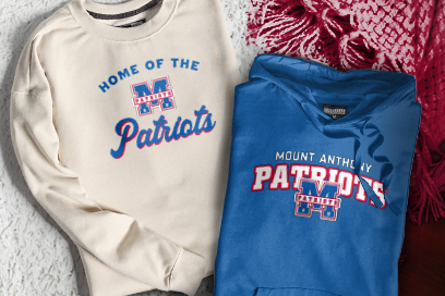 Mount Anthony  Patriots Sweatshirts (Option 3) Banner