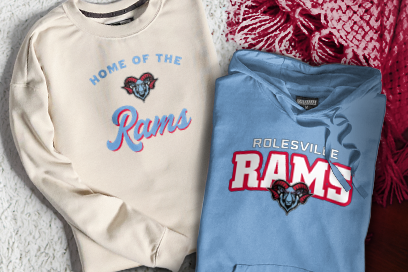 Rolesville  Rams Sweatshirts (Option 3) Banner