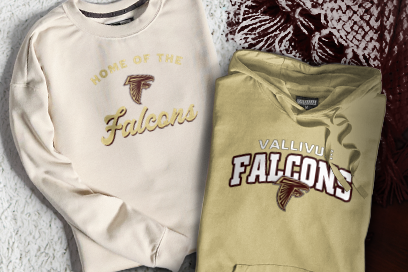 Vallivue  Falcons Sweatshirts (Option 3) Banner