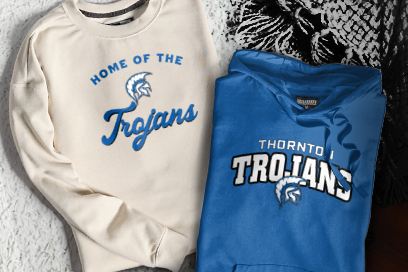 Thornton High Trojans Sweatshirts (Option 3) Banner