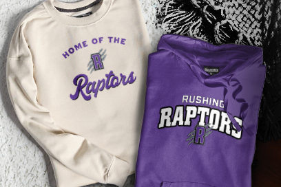 William Rushing  Raptors Sweatshirts (Option 3) Banner