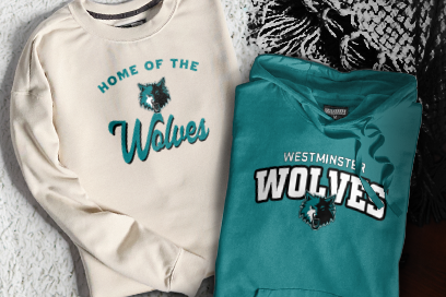 Westminster Wolves Sweatshirts (Option 3) Banner