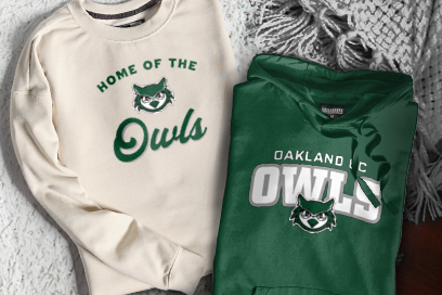 Oakland CC Owls Sweatshirts (Option 3) Banner