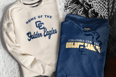 Columbia Central Golden Eagles Golden Eagles Sweatshirts (Option 3) Banner