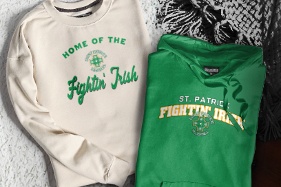 St. Patrick Fightin' Irish Sweatshirts (Option 3) Banner