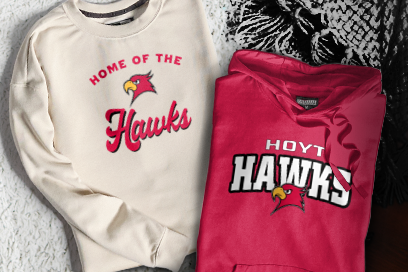 HOYT Hawks Sweatshirts (Option 3) Banner