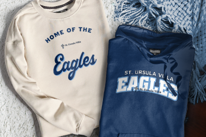 St. Ursula Villa Eagles Sweatshirts (Option 3) Banner