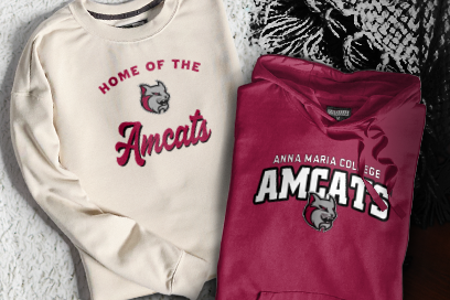 Anna Maria College Amcats Sweatshirts (Option 3) Banner